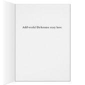 The Dickensian Card (Inside (Right))