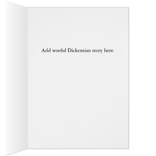 The Dickensian Card (Inside (Right))