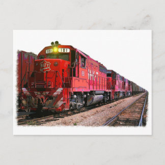 The Diesel Locomotive Postcard