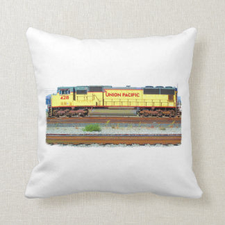 The Diesel Locomotive Throw Pillow