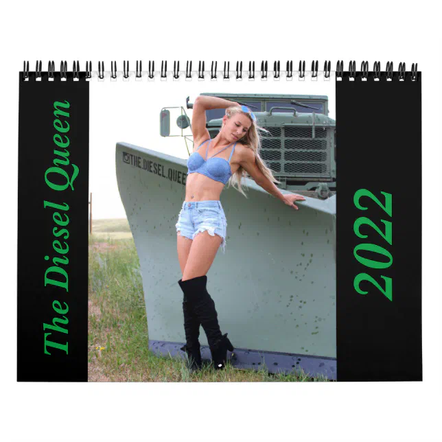 The Diesel Queen Modeling Calendar 2022 Zazzle