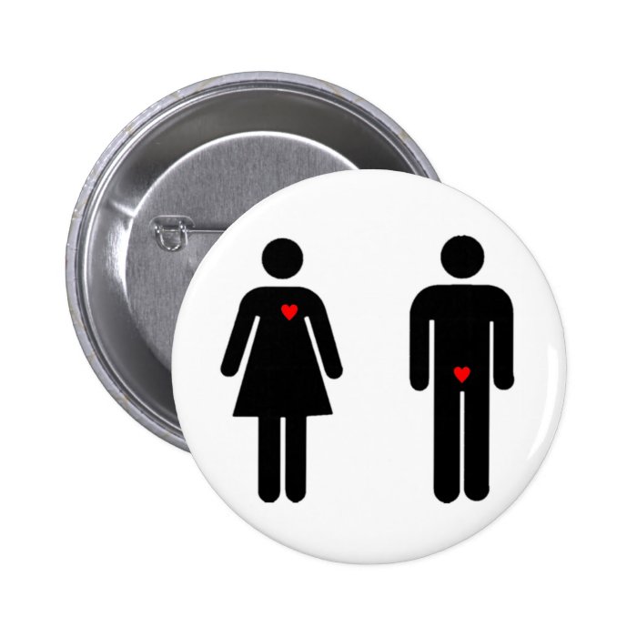 The Difference Between Men and Women Pinback Button