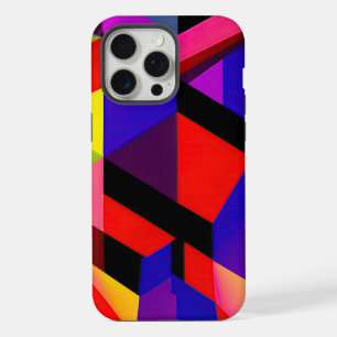 "The Digital Mosaic: A Hypermodern Vision" iPhone 15 Pro Max Case