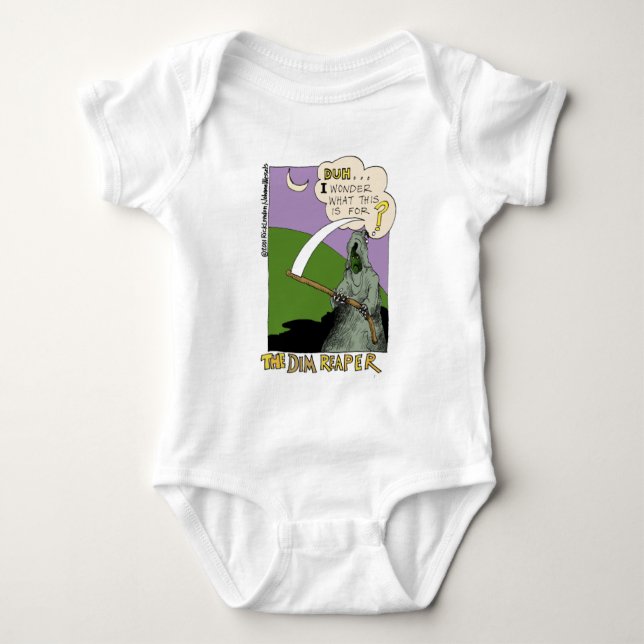 The Dim Reaper Funny Halloween Cartoon Gifts & Tee (Front)