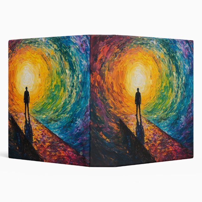The Dimension's Edge 3 Ring Binder (Background)