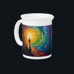 The Dimension's Edge Beverage Pitcher<br><div class="desc">Artwork by Brady Arnold</div>