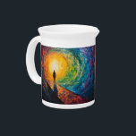 The Dimension's Edge Beverage Pitcher<br><div class="desc">Artwork by Brady Arnold</div>