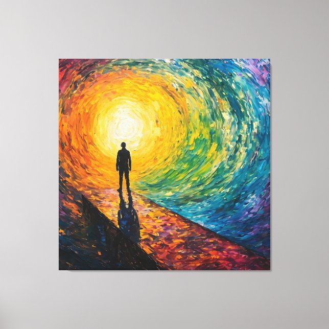 The Dimension's Edge Canvas Print (Front)