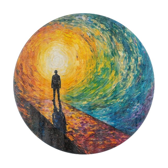 The Dimension's Edge Cutting Board (Front)