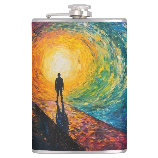 The Dimension's Edge Flask (Front)