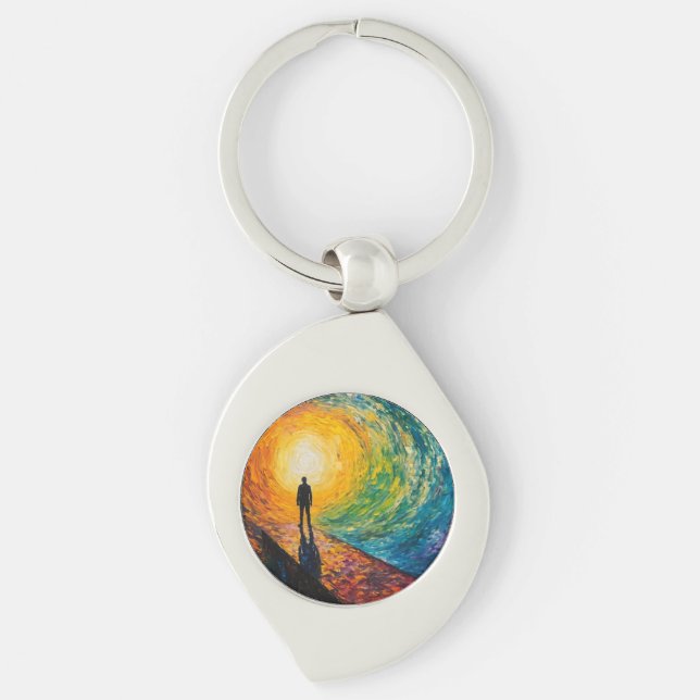 The Dimension's Edge Keychain (Front)