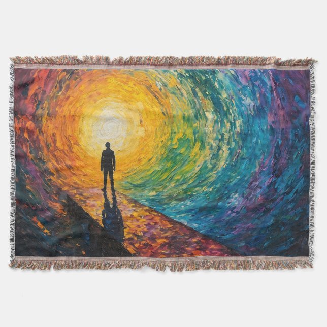 The Dimension's Edge Throw Blanket (Front)