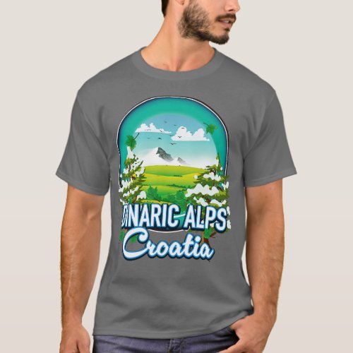 The Dinaric Alps Croatia T_Shirt