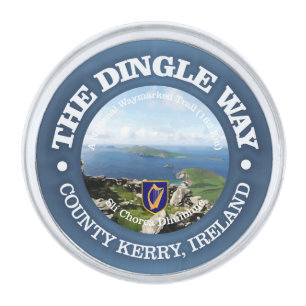The Dingle Way Silver Finish Lapel Pin