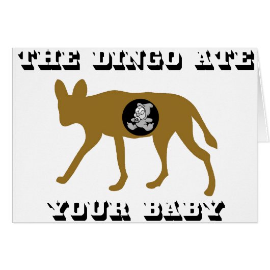 The Dingo Ate Your Baby Cards (Front Horizontal)