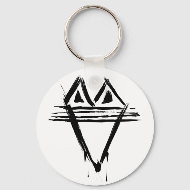 The Dining Dead Logo Keychain (Front)