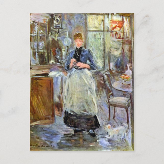 The Dining Room by Berthe Morisot Postcard (Front)