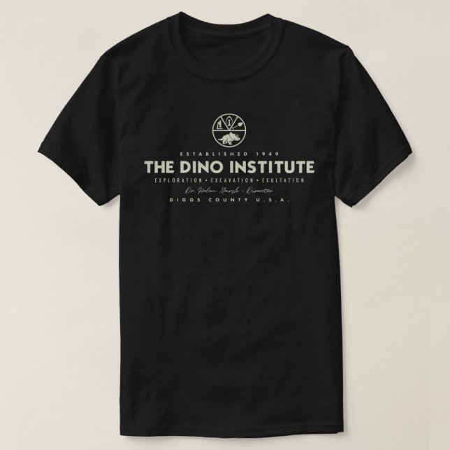 The Dino Institute - Theme Park Series Classic T-S T-Shirt (Design Front)