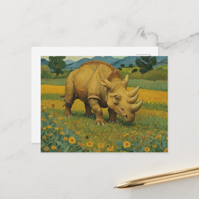 The Dino  Postcard (Front/Back In Situ)