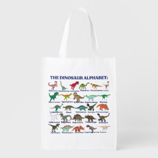 The Dinosaurs Alphabet, dinosaurs and science Grocery Bag