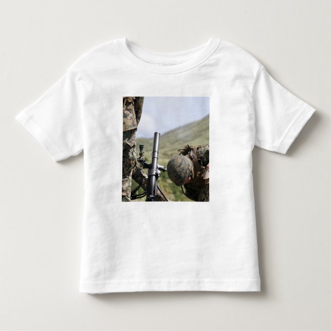 The direct-lay method of firing mortars toddler t-shirt (Front)