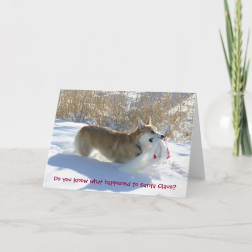 The Disappearance of the Naughty list Holiday Card