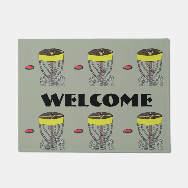 The Disc Golf Welcome Door mat (Front)