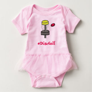 The #DiscGolf baby girl onsie Baby Bodysuit