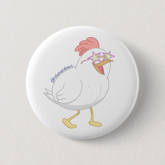 The Disco Hen Button (Front)