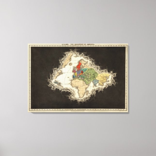 The Discovery of America 1498 AD Canvas Print (Front)