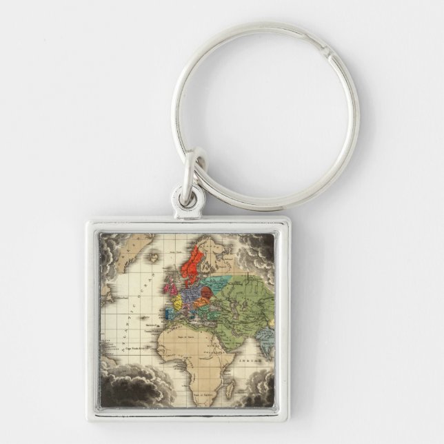 The Discovery of America 1498 AD Keychain (Front)