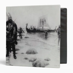 The Discovery of America by Leif Eriksson 3 Ring Binder