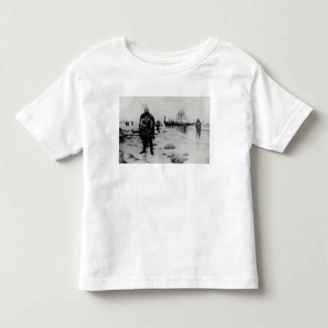 The Discovery of America by Leif Eriksson Toddler T-shirt (Front)