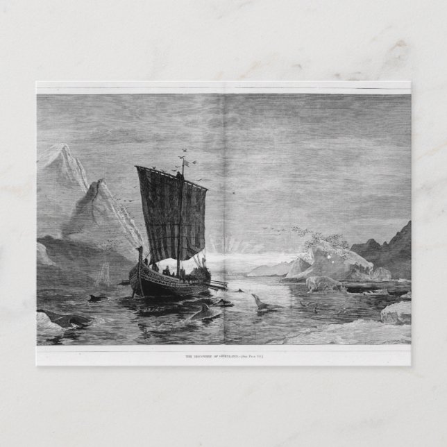 The Discovery of Greenland Postcard (Front)