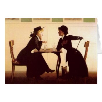 The Discussion - Art Card by OllysDoodads at Zazzle