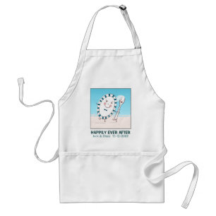 The Dish Running Away with the Spoon Beach Wedding Adult Apron