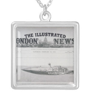 The Displacement Sinking and Rising Submarine Silver Plated Necklace