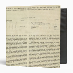 The Dissolution of the Western Empire 476 AD 3 Ring Binder