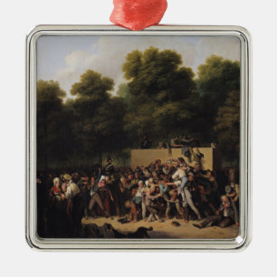 The Distribution of Food and Wine Metal Ornament
