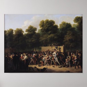 The Distribution of Food and Wine Poster