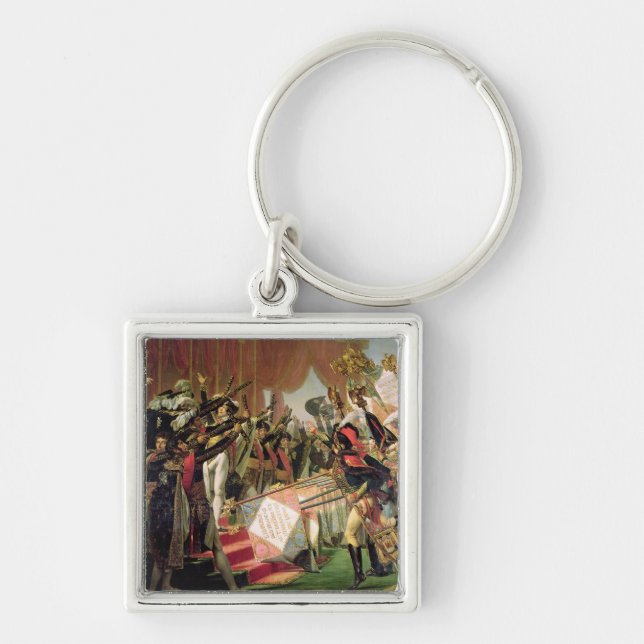 The Distribution of the Eagle Standards Keychain (Front)