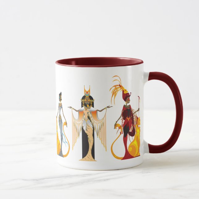 The Divas of Egypt Mugs (Right)