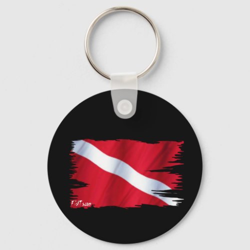 The Dive Flag Collection Keychain