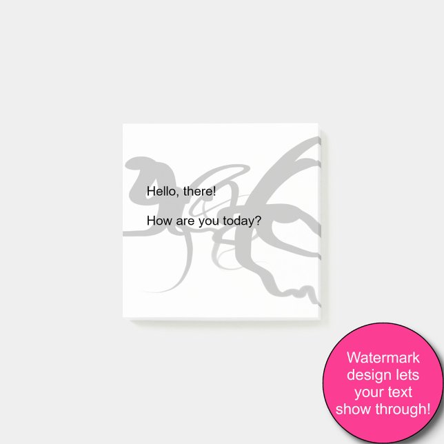 The Divers: Abstract Black & White Post-it Notes (Creator Uploaded)