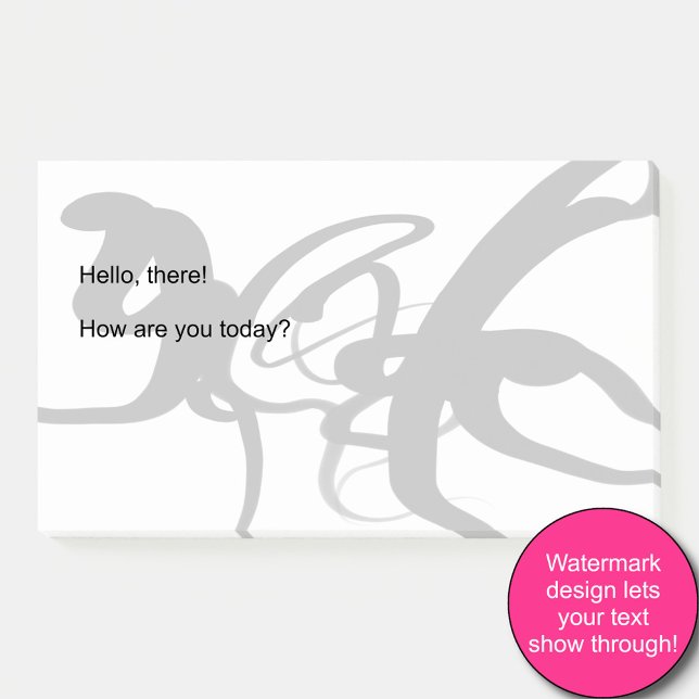 The Divers: Abstract Black & White Post-it Notes (Creator Uploaded)