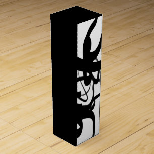 The Divers: Abstract Black & White Wine Box