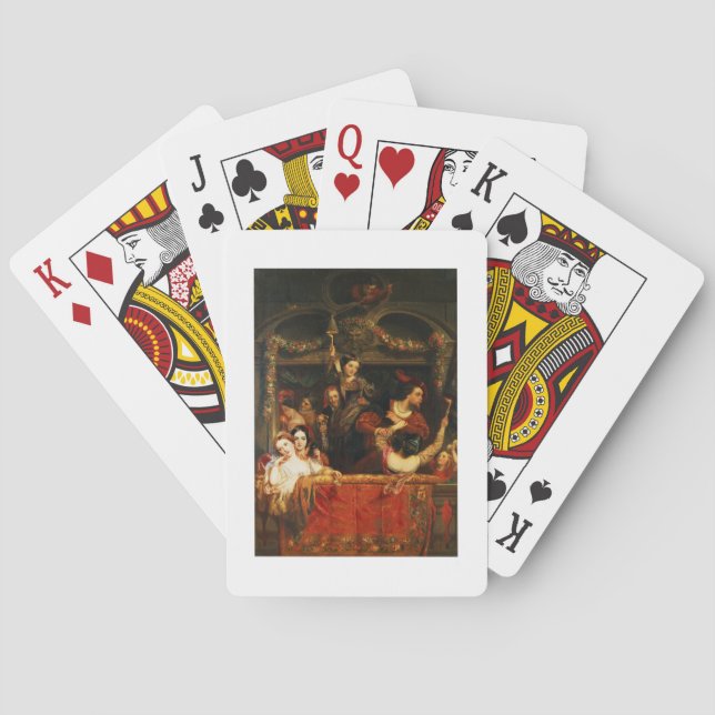 The Diversion of the Moccoletti - The Last Gay Mad Poker Cards (Back)