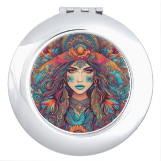 The Divine Feminine Compact Mirror