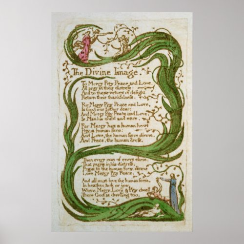 The Divine Image from Songs of Innocence 1789 Poster