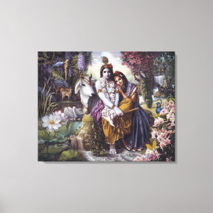 The Divine Loving Couple Canvas Print